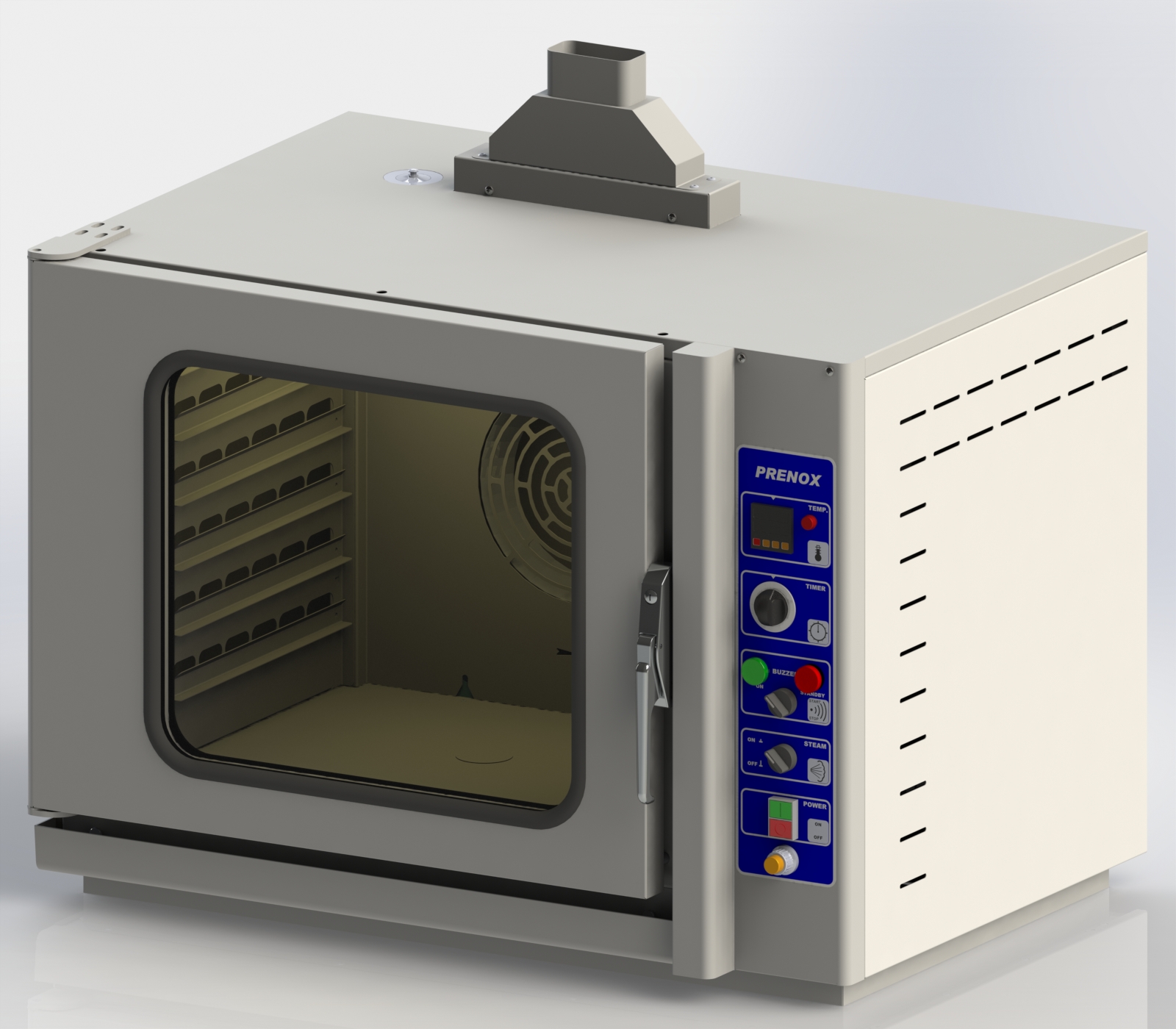 A600015 - V-TEX Convection Oven Gas Combi Steam - 6 Pan (CO6)